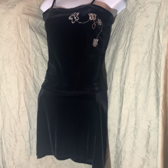 X Gen Black Mini Skirt and Top - Picture 2 of 5